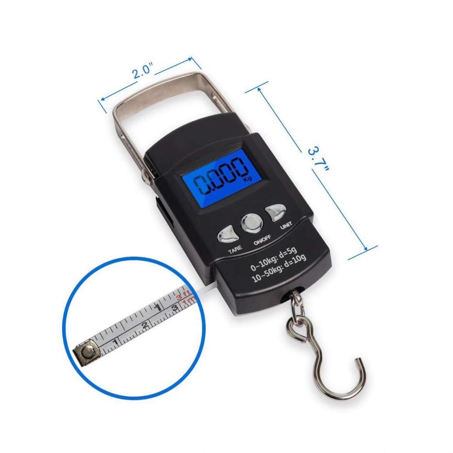Portable 10g/50kg Hanging Scale Digital Scale BackLight Electronic Fishing Travel Pocket Scale Luggage Scales Weights Tool 1PCS
Portable 10g/50kg Hanging Scale Digital Scale BackLight Electronic Fishing Travel Pocket Scale Luggage Scales Weights Tool 1PCS