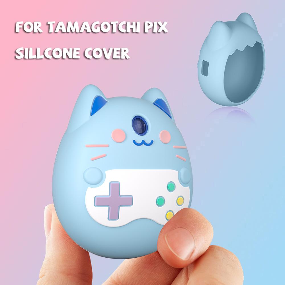 Силиконовый защитный чехол противоударный с ремешком на руку для Tamagotchi Pix (синий)
Силиконовый защитный чехол противоударный с ремешком на руку для Tamagotchi Pix (синий)