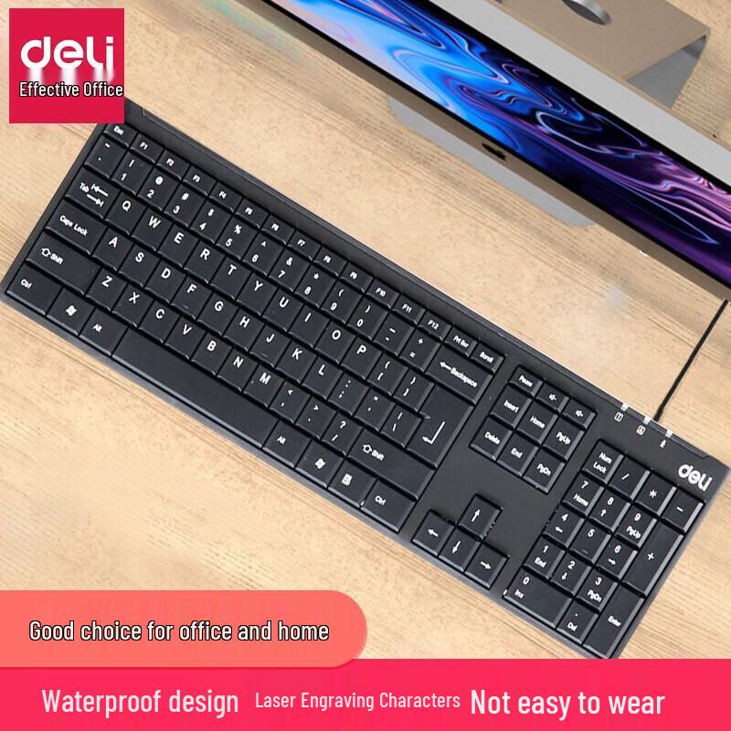Deli 3712 Wired USB Keyboard with Magnetic Stand
Deli 3712 Wired USB Keyboard with Magnetic Stand