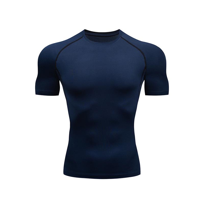 Мужская спортивная футболка с быстрой сушкой - Однотонная, с коротким рукавом, облегающего кроя для бега и тренировок S синий
Мужская спортивная футболка с быстрой сушкой - Однотонная, с коротким рукавом, облегающего кроя для бега и тренировок S синий