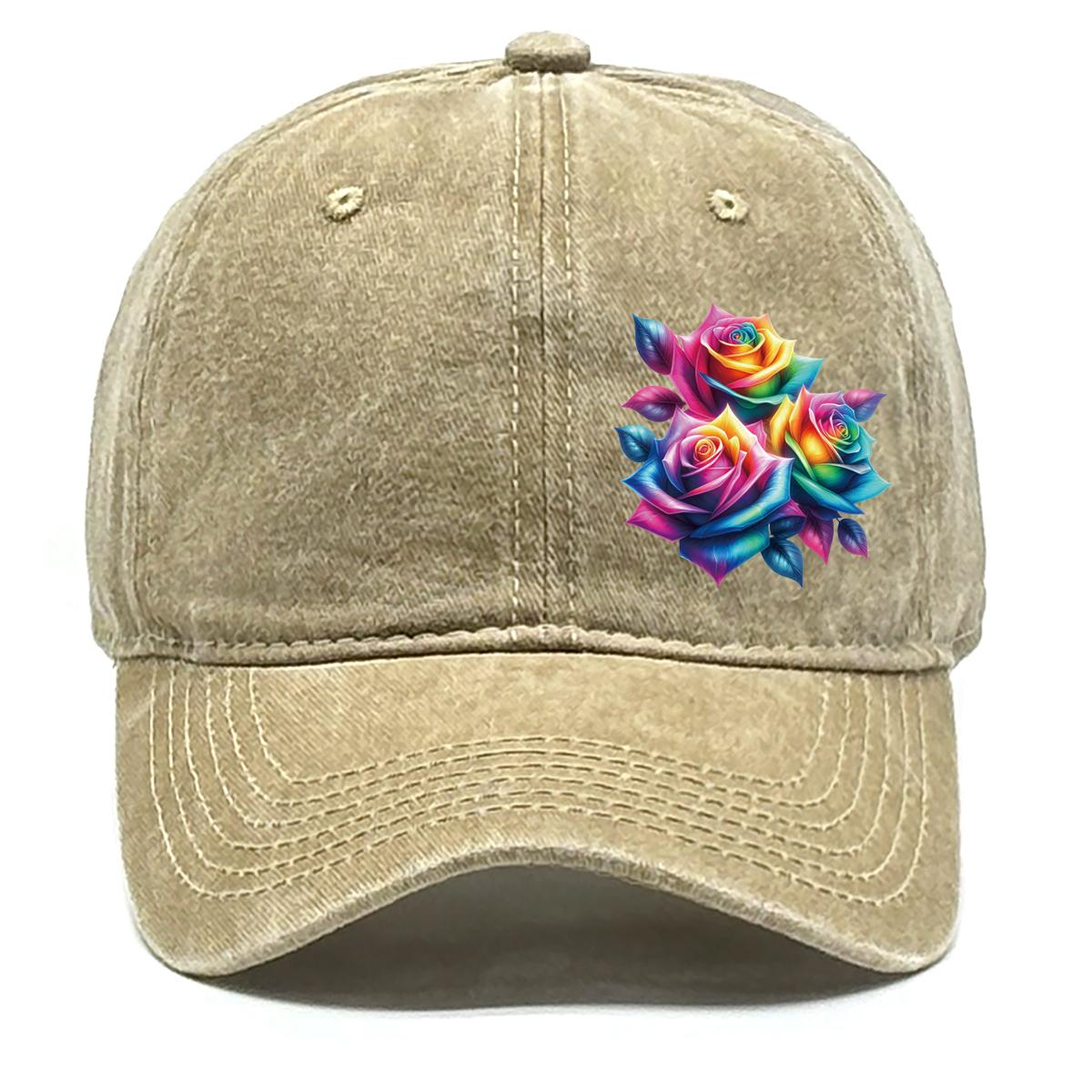 Colorful Flower Print Snapback Baseball Hat, Dad Hat Casual Slouchy Inelastic Lightweight Adjustable Sun Hat as the picture хакі
Colorful Flower Print Snapback Baseball Hat, Dad Hat Casual Slouchy Inelastic Lightweight Adjustable Sun Hat as the picture хакі