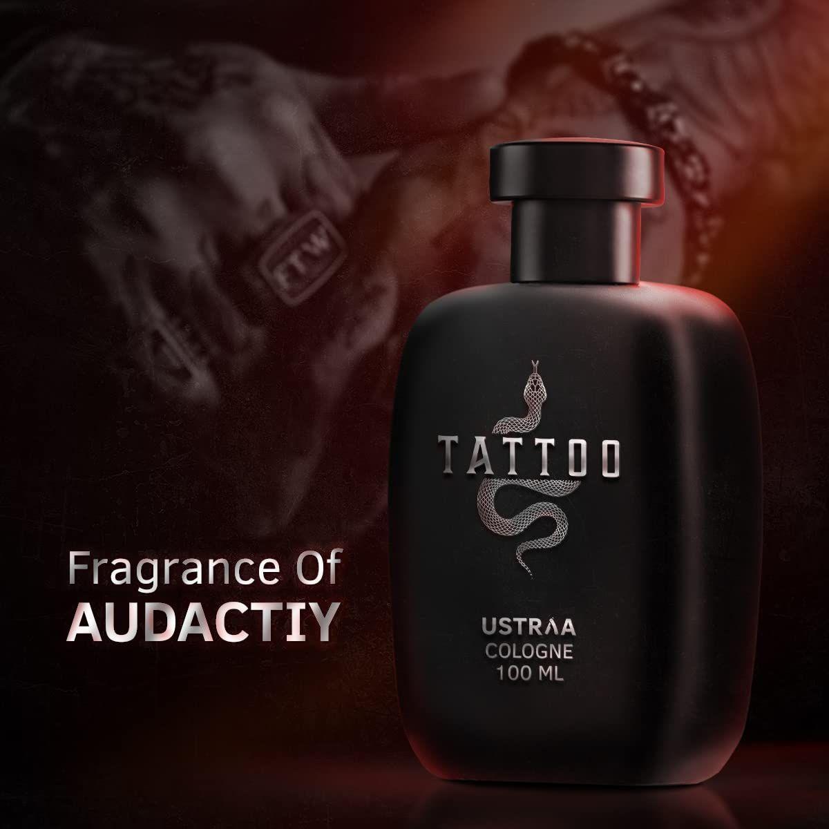 Ustraa Tattoo Cologne - 100 мл - Духи для мужчин | со смесью пряных, древесных и цитрусовых нот | Стойкий аромат без газа 100ML
Ustraa Tattoo Cologne - 100 мл - Духи для мужчин | со смесью пряных, древесных и цитрусовых нот | Стойкий аромат без газа 100ML