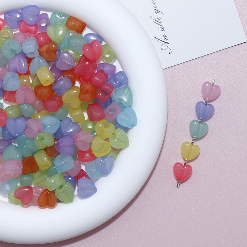 Acrylic Macaron Candy Color Beads: Square, Flat, Round, Heart Shapes for DIY Jewelry Making 100 pieces/bag
Acrylic Macaron Candy Color Beads: Square, Flat, Round, Heart Shapes for DIY Jewelry Making 100 pieces/bag
