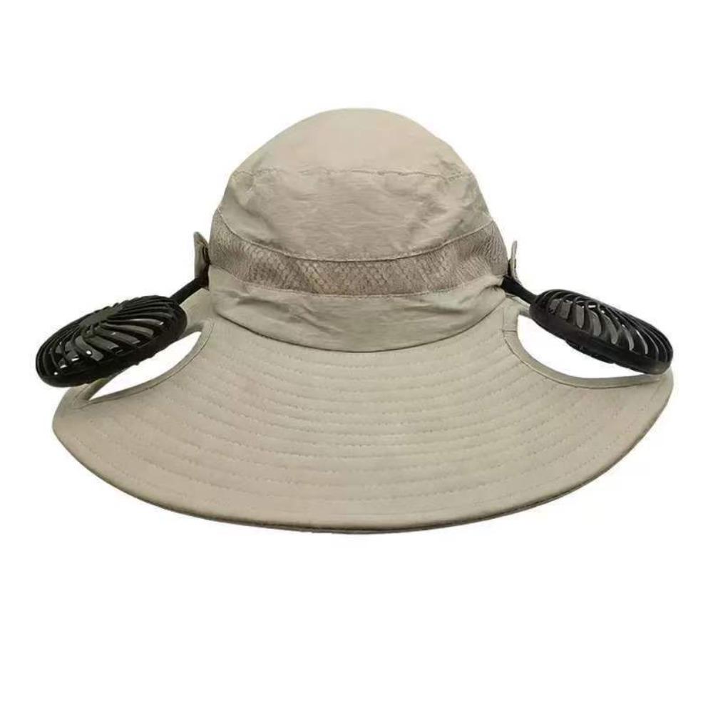 Adjustable Adjustable Beach Hat Built-in Fan USB Powered Bucket Cap with Fans Breathable Sun Protection Wide Brim Sun Caps сірий
Adjustable Adjustable Beach Hat Built-in Fan USB Powered Bucket Cap with Fans Breathable Sun Protection Wide Brim Sun Caps сірий