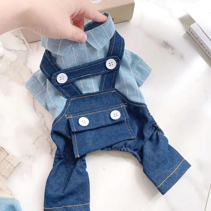 Summer Dog Trousers Jumpsuit jeans rompers puppy small dog clothes yorkie Pomeranian Maltese poodle bichon Schnauzer clothing XS(old) темно-синий
Summer Dog Trousers Jumpsuit jeans rompers puppy small dog clothes yorkie Pomeranian Maltese poodle bichon Schnauzer clothing XS(old) темно-синий