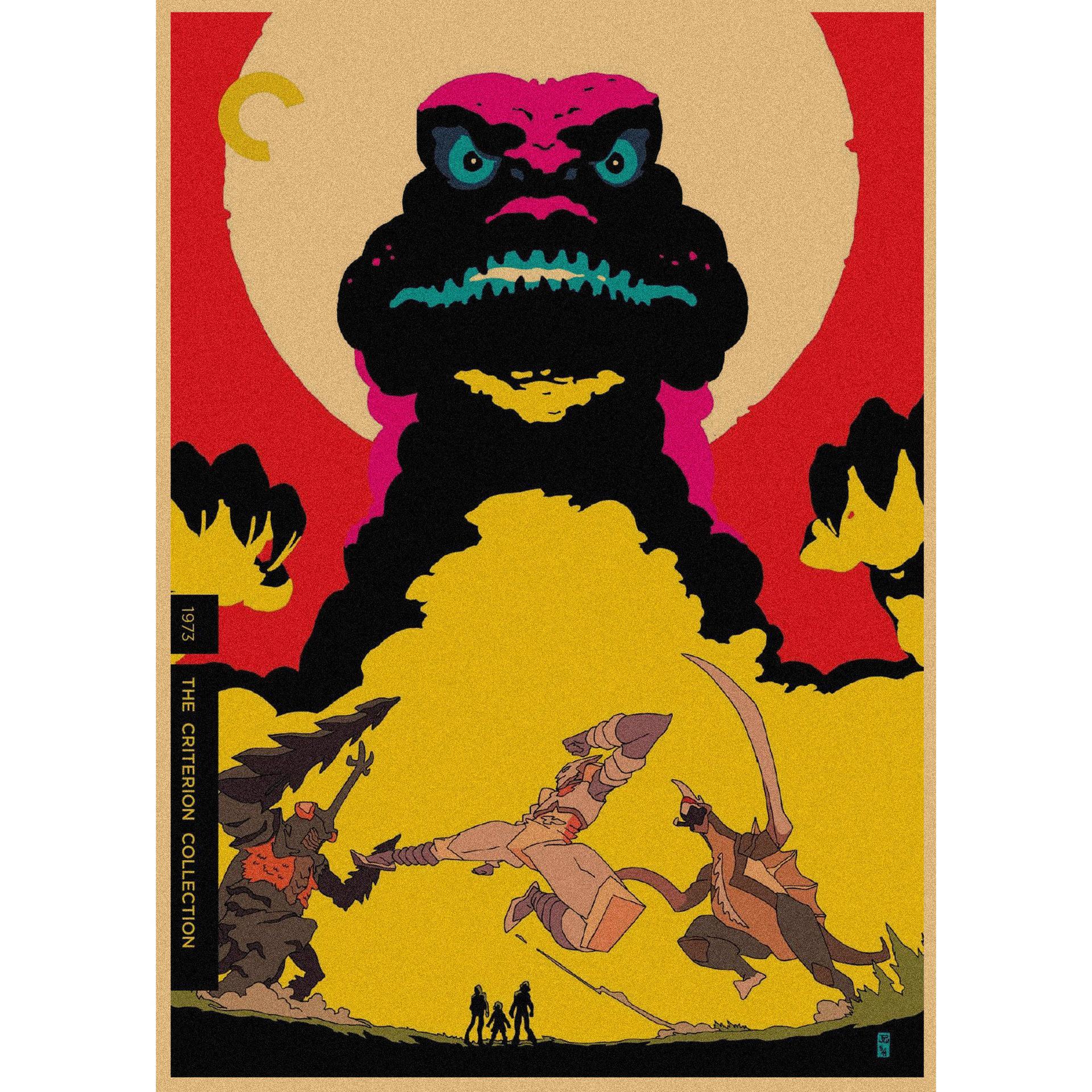 Retro Godzilla Movie Poster Kraft Paper Wall Art Mural 258 29.7X42cm (A3 size)
Retro Godzilla Movie Poster Kraft Paper Wall Art Mural 258 29.7X42cm (A3 size)