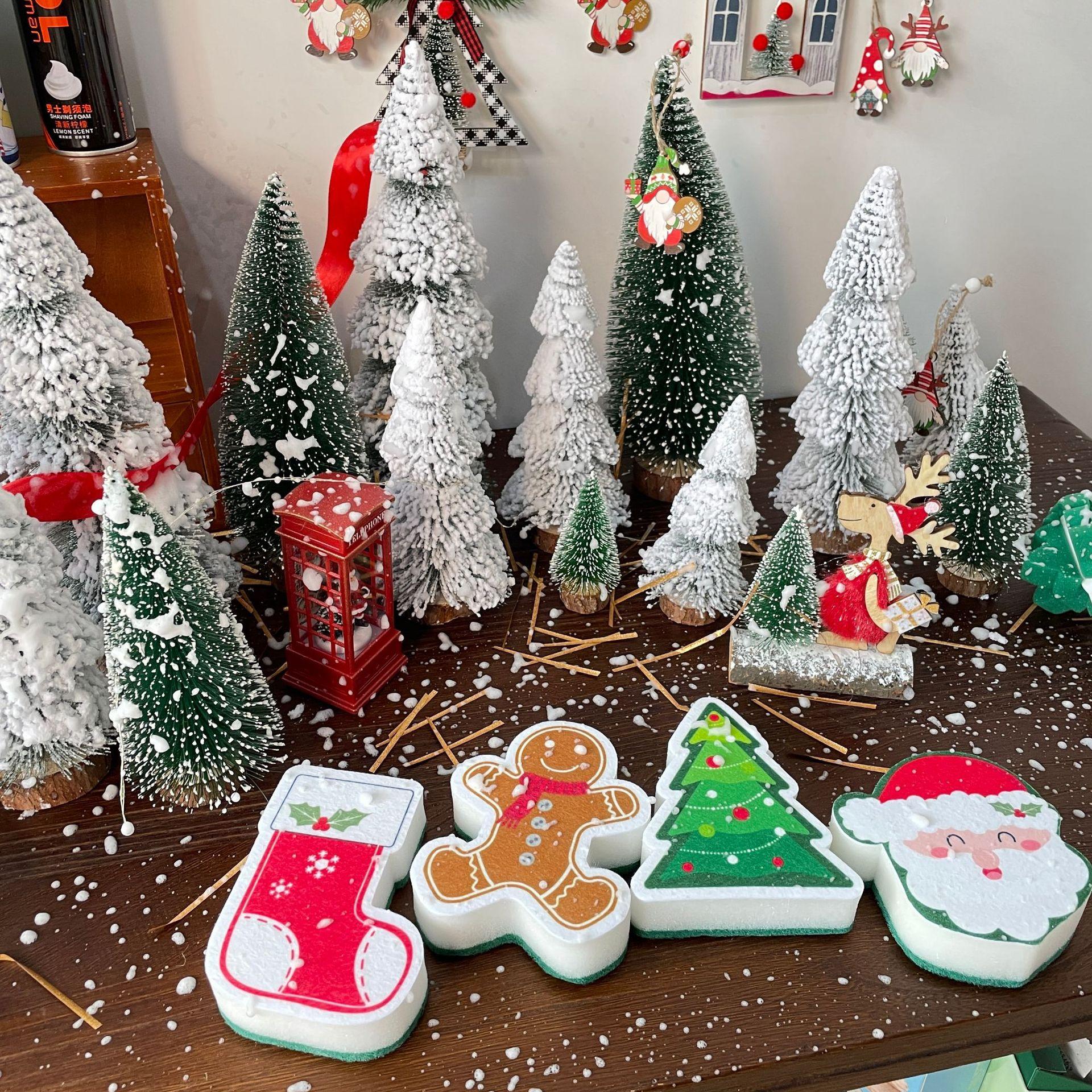 Christmas Sponge Rub Wood Pulp Cellulose Compression Dishwash Wood Pulp Cotton Christmas Shape Sponge Wipe Kitchen Cleaning Tool
Christmas Sponge Rub Wood Pulp Cellulose Compression Dishwash Wood Pulp Cotton Christmas Shape Sponge Wipe Kitchen Cleaning Tool
