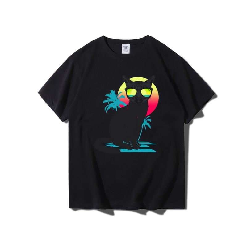 Men Premium Cotton Cool Summer Cat Print Tees Funny Harajuku Style Combed Cotton Tshirt
Men Premium Cotton Cool Summer Cat Print Tees Funny Harajuku Style Combed Cotton Tshirt
