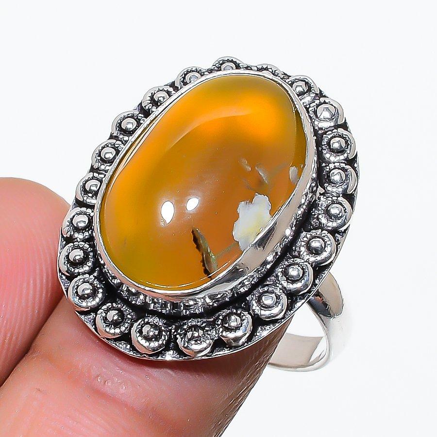 Carnelian Gemstone Handmade 925 Sterling Silver Jewelry Ring Size 9 SU-10461
Carnelian Gemstone Handmade 925 Sterling Silver Jewelry Ring Size 9 SU-10461
