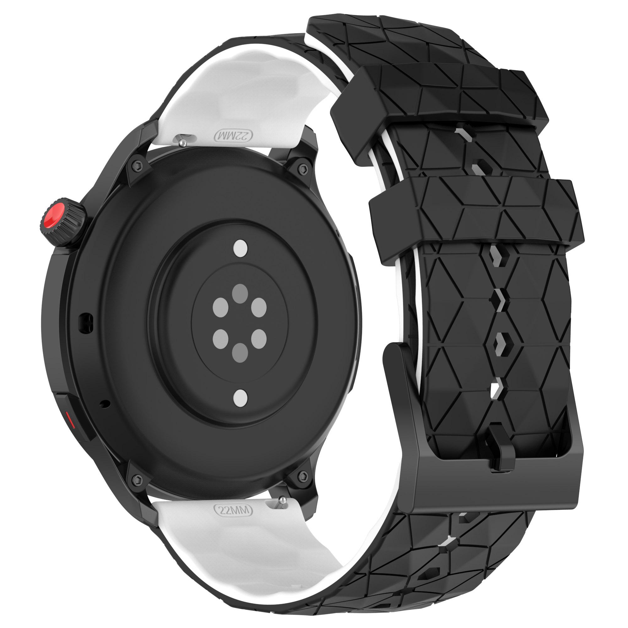 Watch Strap for Huami Amazfit GTR 4 46mm,Football Pattern Dual-color 22mm Silicone Watch Band Black/White
Watch Strap for Huami Amazfit GTR 4 46mm,Football Pattern Dual-color 22mm Silicone Watch Band Black/White