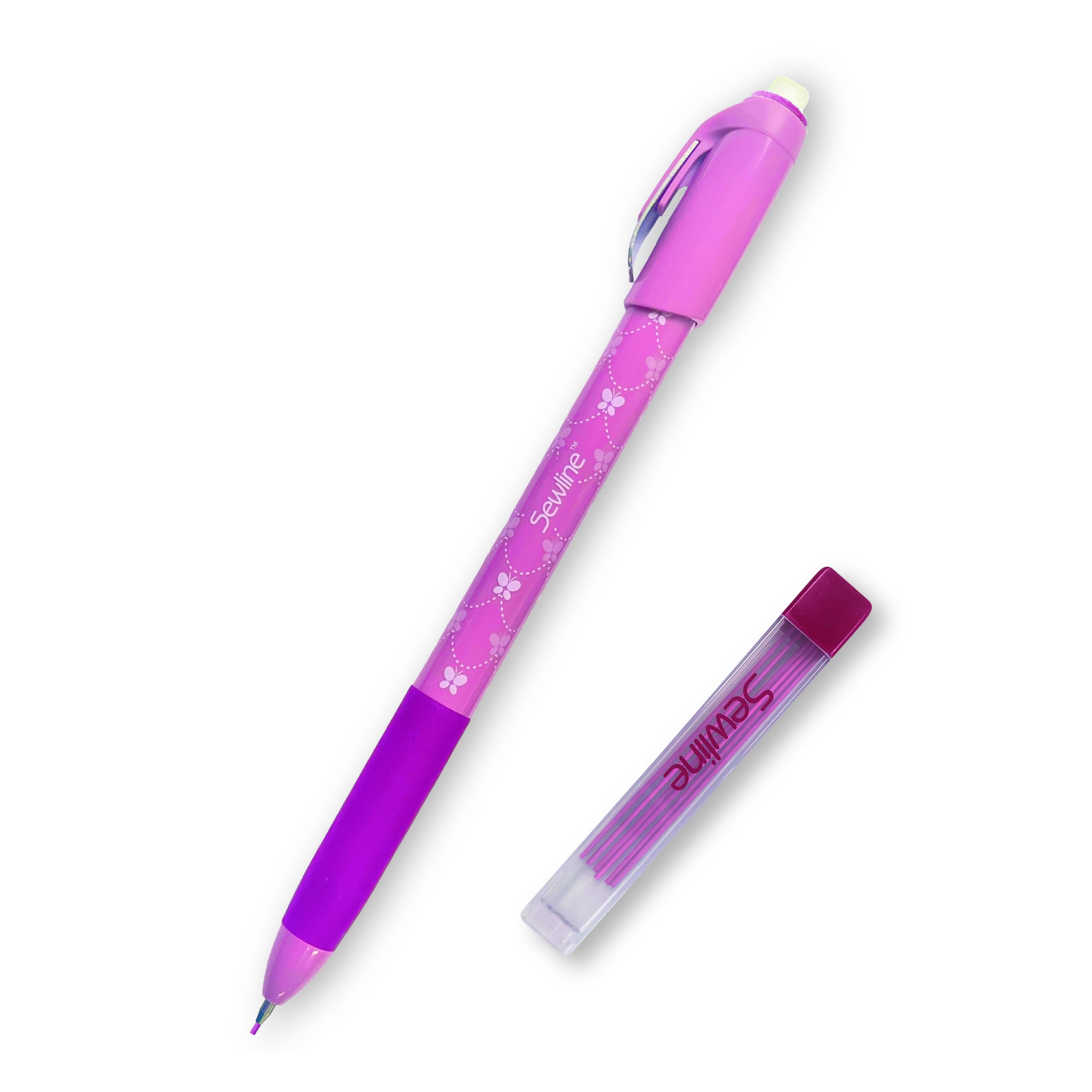 Sewline Fabric mechanical pencil and refill set pink with eraser FAB50041 0.9mm
Sewline Fabric mechanical pencil and refill set pink with eraser FAB50041 0.9mm