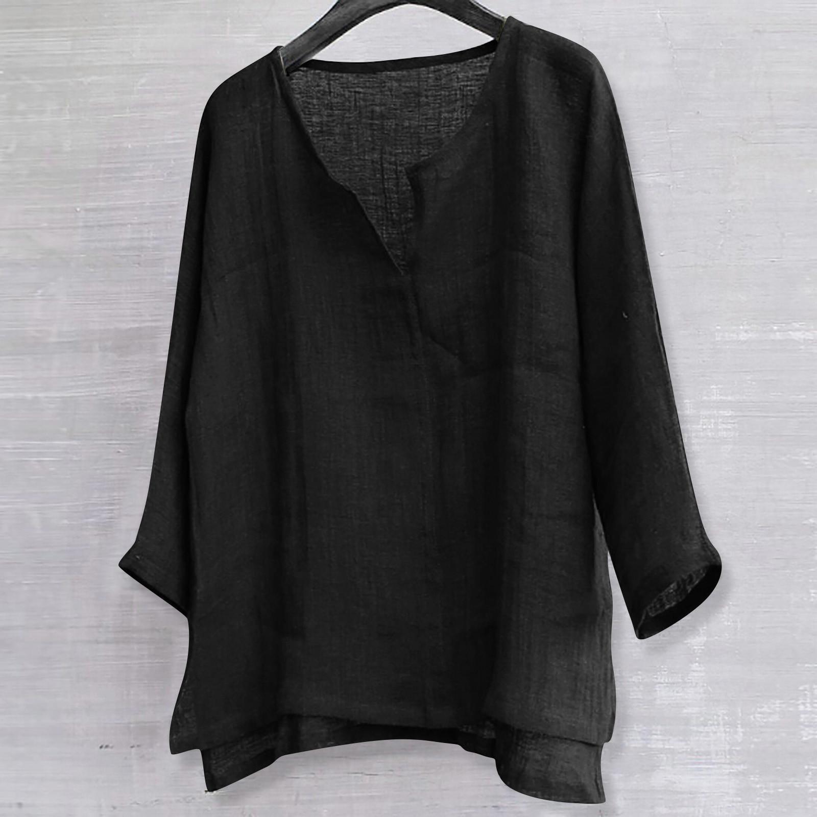 Дизайнерские весенне-летние мужские повседневные рубашки из хлопка и льна, однотонные рубашки с длинными рукавами, свободные рубашки с воротником-стойкой XXXL чёрный
Дизайнерские весенне-летние мужские повседневные рубашки из хлопка и льна, однотонные рубашки с длинными рукавами, свободные рубашки с воротником-стойкой XXXL чёрный