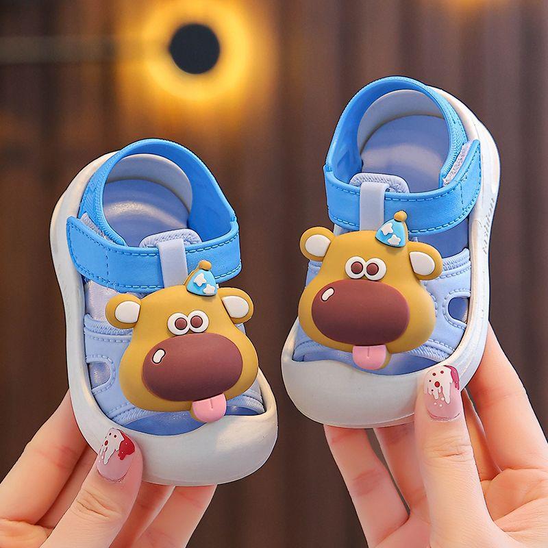 New style toddler shoes for boys and girls, baby shoes with covered toes0-3Anti-slip, anti-collision soft-soled outdoor sandals 18Inner Length11cm синий
New style toddler shoes for boys and girls, baby shoes with covered toes0-3Anti-slip, anti-collision soft-soled outdoor sandals 18Inner Length11cm синий