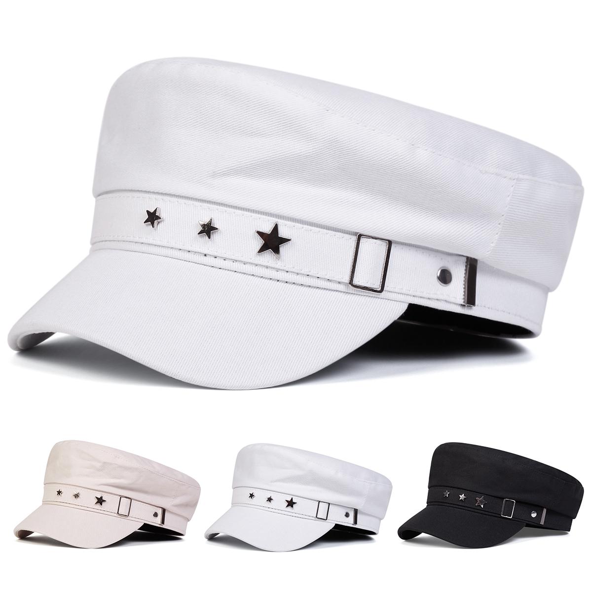 Unisex Five-Pointed Star Personality Military Hats Flat Top Baseball Caps For Women Outdoor Sports Cadet Sunscreen Hat бежевий
Unisex Five-Pointed Star Personality Military Hats Flat Top Baseball Caps For Women Outdoor Sports Cadet Sunscreen Hat бежевий
