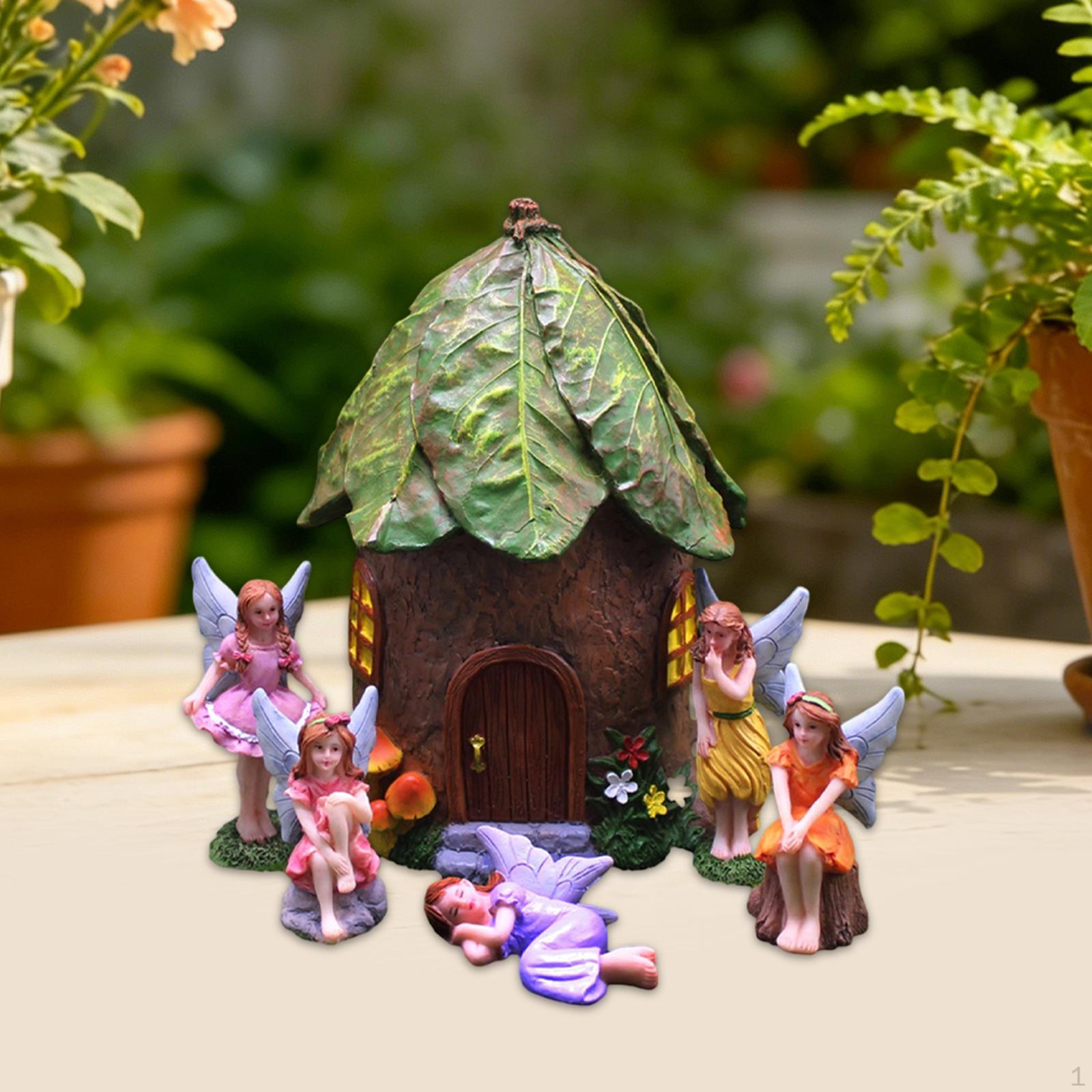 Fairy Figurines Miniature Fairies Creative Treehouse Sculpture Birthday Gift Resin Mini
Fairy Figurines Miniature Fairies Creative Treehouse Sculpture Birthday Gift Resin Mini