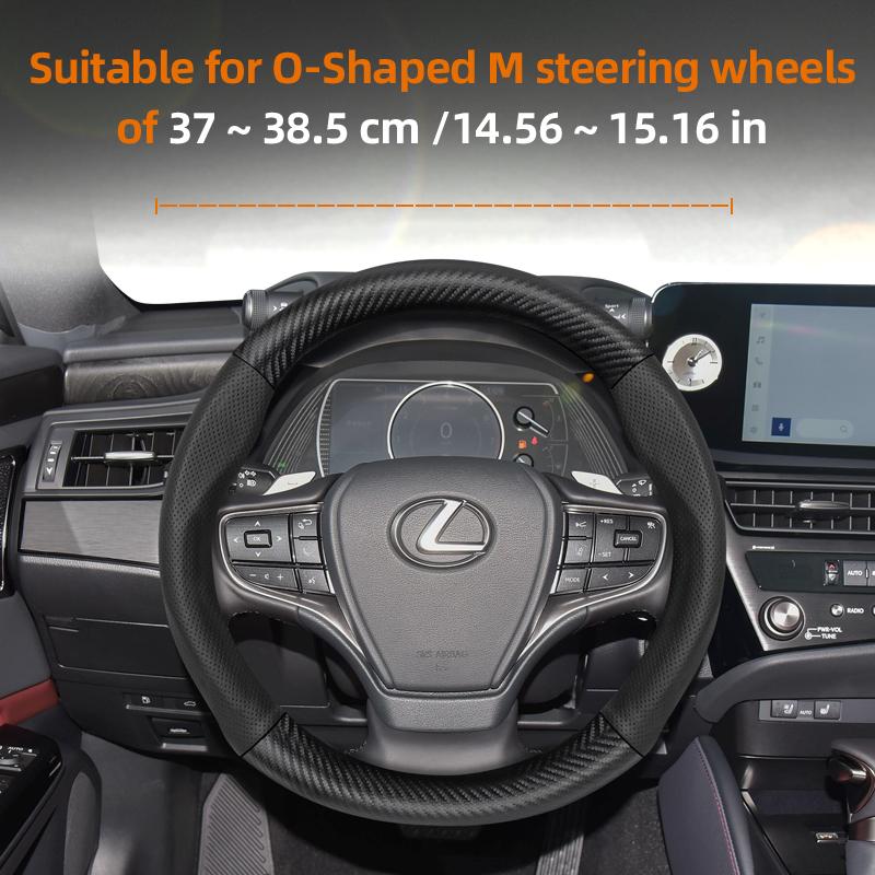 For Lexus Carbon Fiber Texture Perforated Leather Steering Wheel Cover Is 250 350 Rx 330 Nx Gs Es Lx 570 Gx 460 Rx400h Ct200h
For Lexus Carbon Fiber Texture Perforated Leather Steering Wheel Cover Is 250 350 Rx 330 Nx Gs Es Lx 570 Gx 460 Rx400h Ct200h
