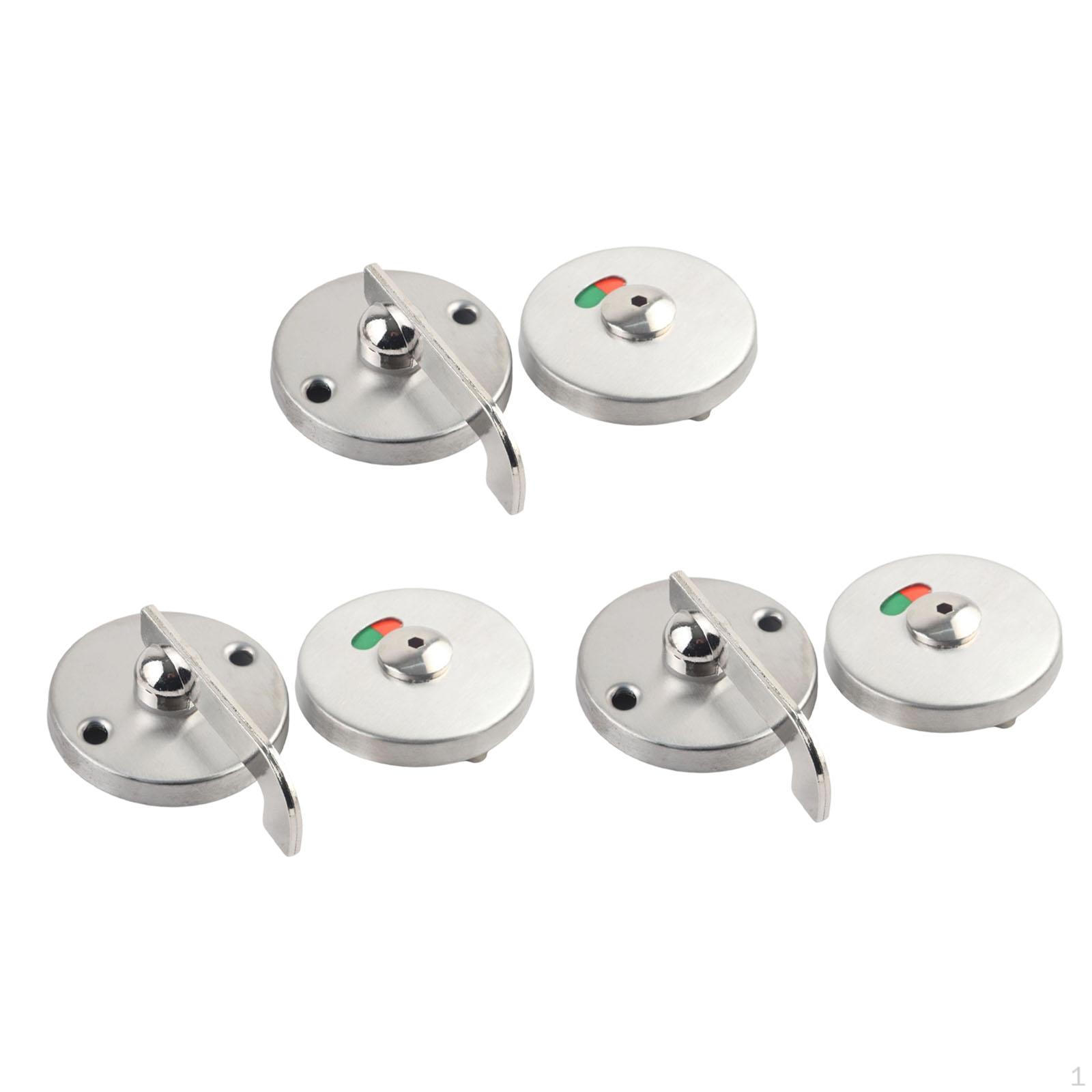 3 Pieces Bathroom Door Handle Lock Vacant or in-use for Public Restrooms Toilet Large
3 Pieces Bathroom Door Handle Lock Vacant or in-use for Public Restrooms Toilet Large