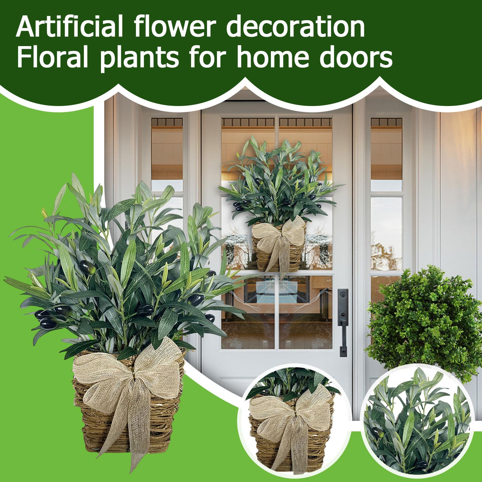 Искусственное украшение из цветов, Домашние дверные цветочные растения One Size
Искусственное украшение из цветов, Домашние дверные цветочные растения One Size