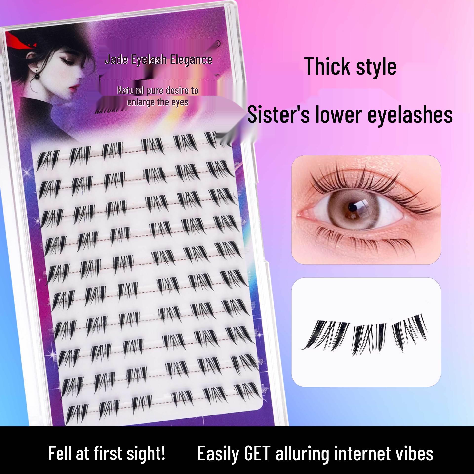 Fox-Eye Su Daji False Eyelashes - Dense, Fine, Transparent Band, Comic Style Lower Lashes
Fox-Eye Su Daji False Eyelashes - Dense, Fine, Transparent Band, Comic Style Lower Lashes
