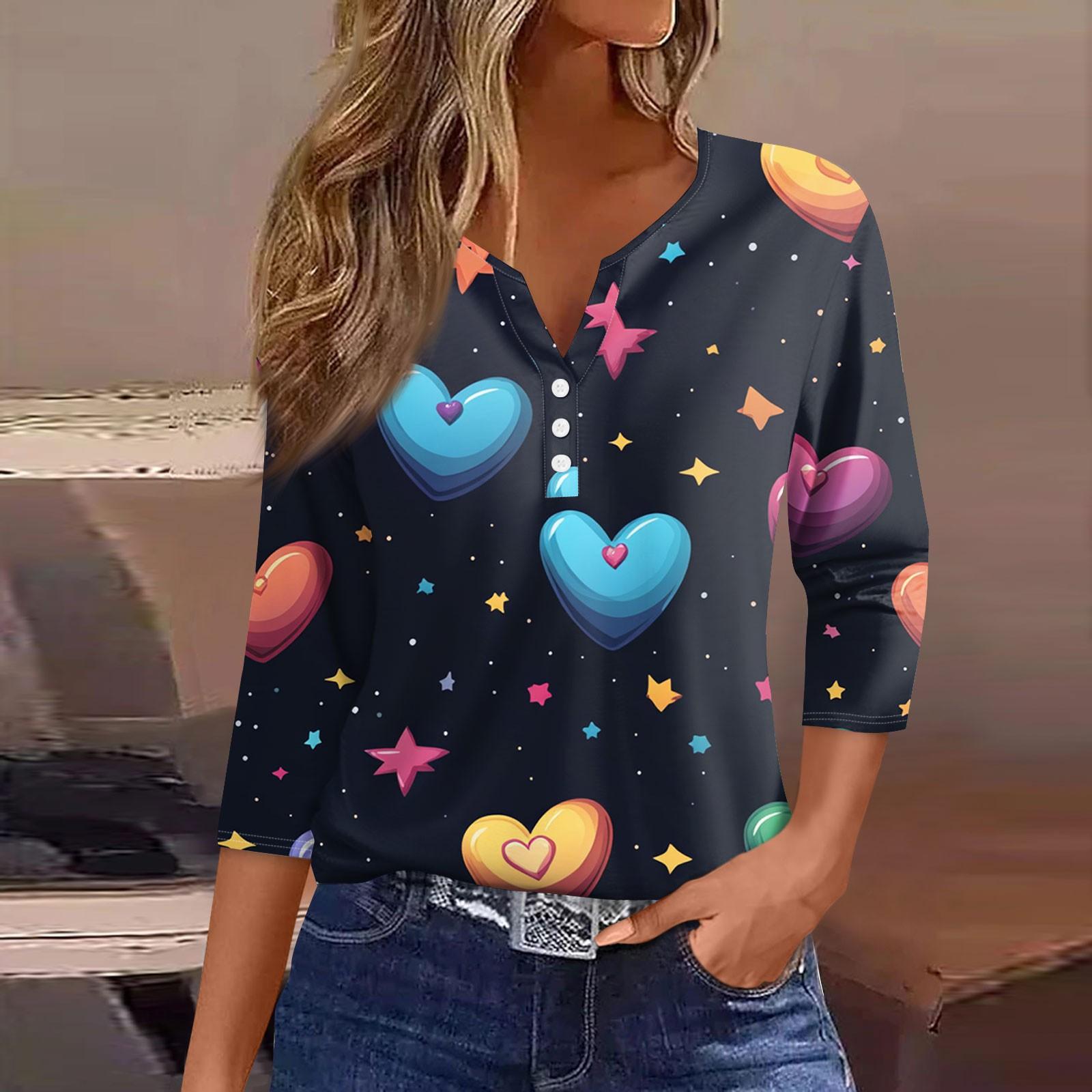 Женская модная повседневная футболка с v-образным вырезом и семью рукавами, топ на пуговицах с градиентным принтом XXXL
Женская модная повседневная футболка с v-образным вырезом и семью рукавами, топ на пуговицах с градиентным принтом XXXL