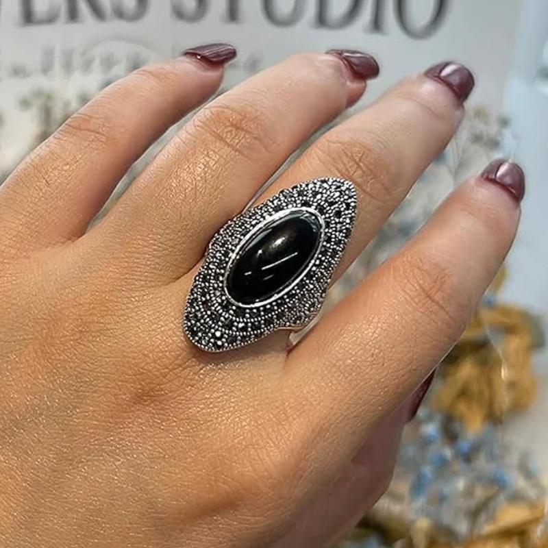 CAOSHI Vintage Style Rings for Women Unique Black Stone Design Party Female Exquisite Zircon Anniversary Birthday Accessories 6
CAOSHI Vintage Style Rings for Women Unique Black Stone Design Party Female Exquisite Zircon Anniversary Birthday Accessories 6