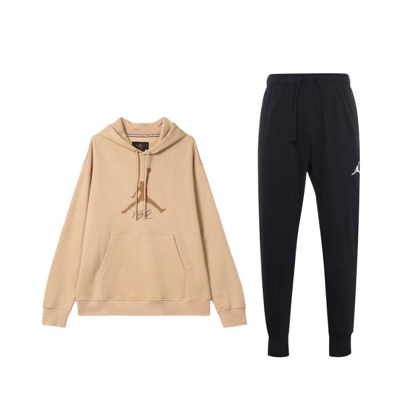Jordan Essentials Logo Printed Hoodie And Cuffed Sweatpants Set Men Activewear FD7546-200+DQ7333-010 M
Jordan Essentials Logo Printed Hoodie And Cuffed Sweatpants Set Men Activewear FD7546-200+DQ7333-010 M