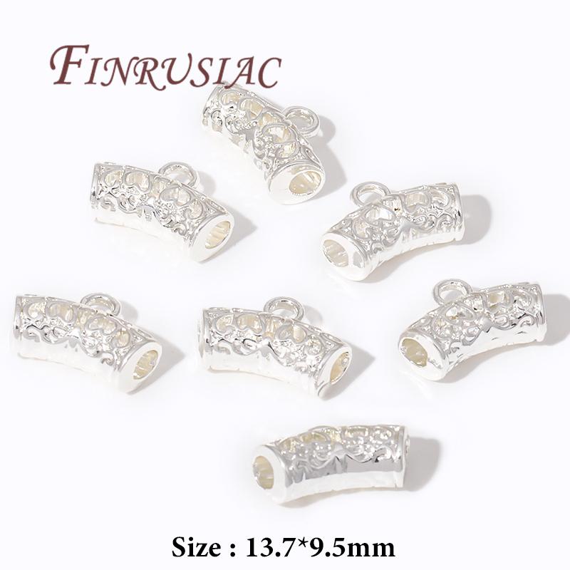Silver Plated Curved Tube Spacer Beads For Jewelry Making,Gold Bails For Pendant, Beads Bails Connector Accessories DIY Findings 5 pieces
Silver Plated Curved Tube Spacer Beads For Jewelry Making,Gold Bails For Pendant, Beads Bails Connector Accessories DIY Findings 5 pieces