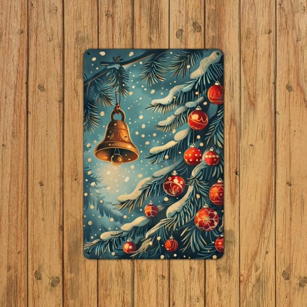 1PC 2D Vintage Jingle Bells Metal Tin Sign - Christmas Iron Wall Decor, Ideal for Home/Bar/Cafe/Garage Room Decoration 20x30cm
1PC 2D Vintage Jingle Bells Metal Tin Sign - Christmas Iron Wall Decor, Ideal for Home/Bar/Cafe/Garage Room Decoration 20x30cm