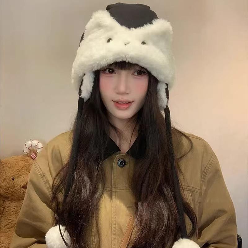 Autumn Winter Unisex Rabbit-Ear Suede Velour Solid-Colour Fleece Hat Thickened Cold-Resistant Cycling Ear-Warming Beanie One Size
Autumn Winter Unisex Rabbit-Ear Suede Velour Solid-Colour Fleece Hat Thickened Cold-Resistant Cycling Ear-Warming Beanie One Size