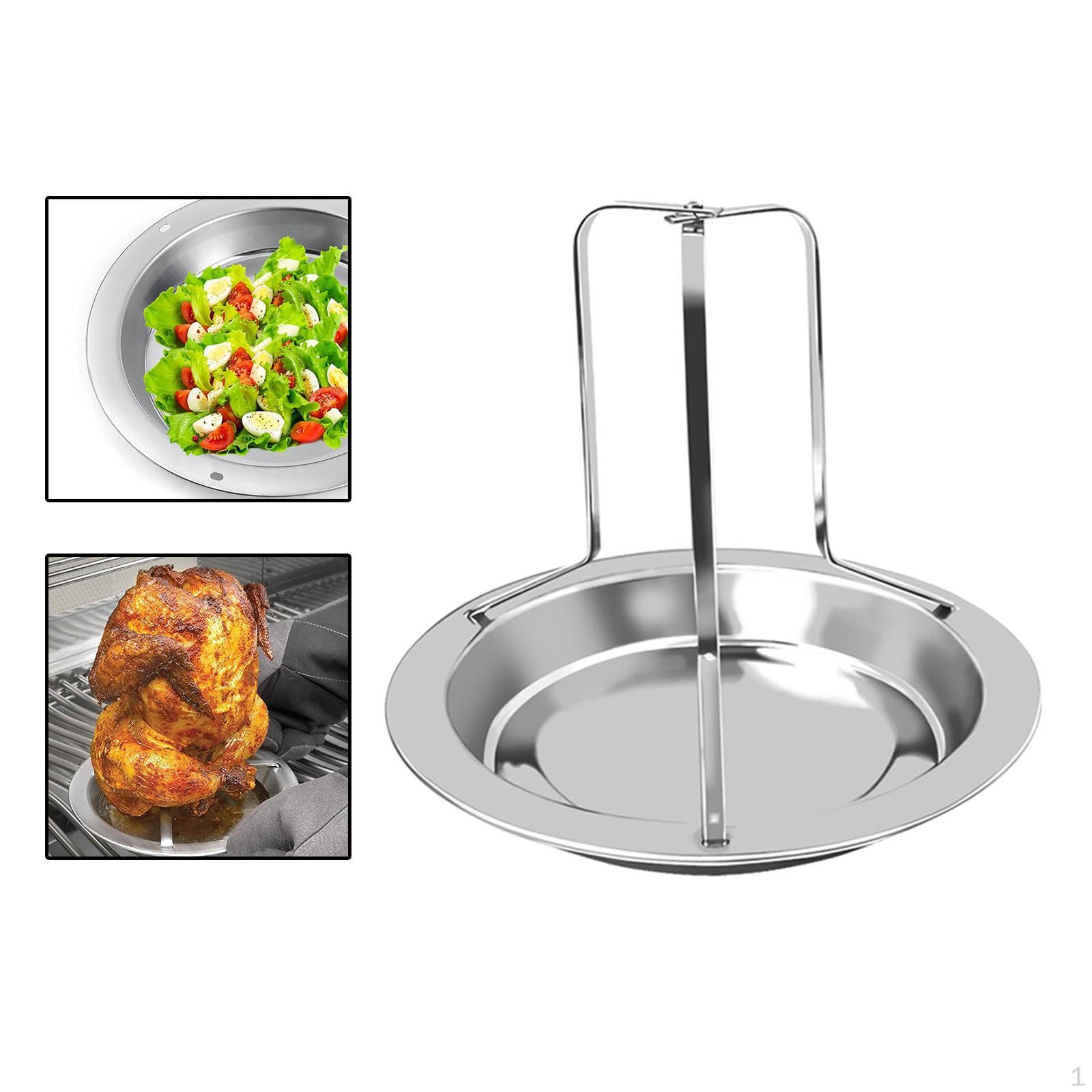 -Beer Can Chicken Roaster Holder Standing Tool Cooking for Smoker Camping Grill Without Brush
-Beer Can Chicken Roaster Holder Standing Tool Cooking for Smoker Camping Grill Without Brush