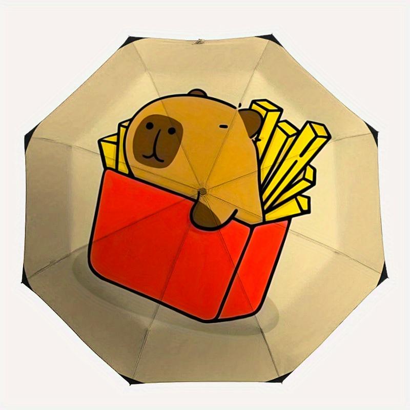 1pc French Fries Capybara Pattern Automatic Umbrella 8-Bone Design Compact Gear for Outdoor Travel, Perfect Holiday Gift yy250827096
1pc French Fries Capybara Pattern Automatic Umbrella 8-Bone Design Compact Gear for Outdoor Travel, Perfect Holiday Gift yy250827096