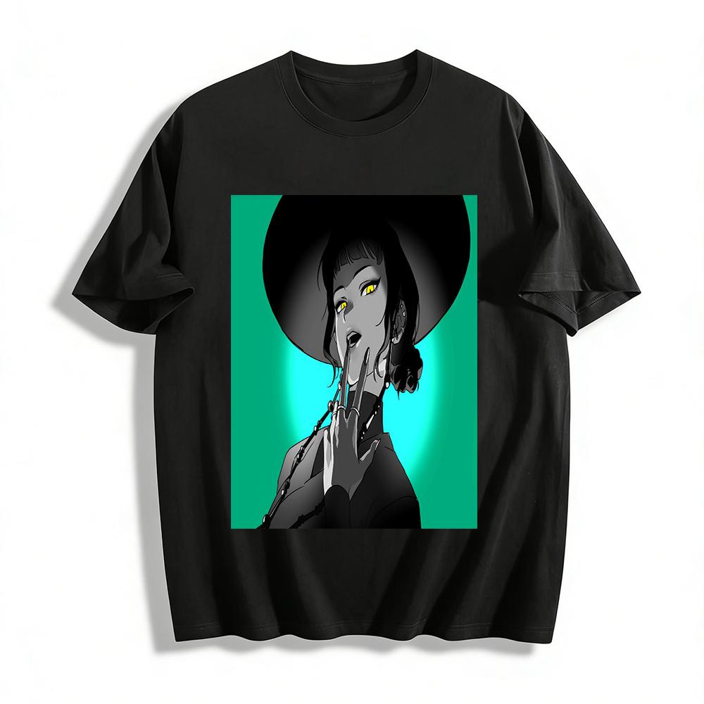Dark Style Yellow Pupil Queen Print T-shirt Niche High Street Loose Crewneck Top Unisex Pure cotton T-shirt XXS
Dark Style Yellow Pupil Queen Print T-shirt Niche High Street Loose Crewneck Top Unisex Pure cotton T-shirt XXS