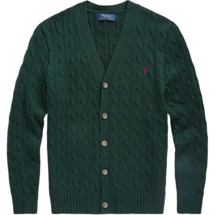 Polo Ralph Lauren Sweater Solid Color Logo Embroidery Single-Breasted Knit Kids sweater Green CWPOSWEY6820417-300 M
Polo Ralph Lauren Sweater Solid Color Logo Embroidery Single-Breasted Knit Kids sweater Green CWPOSWEY6820417-300 M