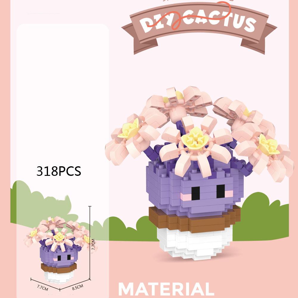 Idea Funny Cartoon Figures Micro Diamond Building Block Cactus Nanobricks Potted Plant Construction Educational Toys For Gifts
Idea Funny Cartoon Figures Micro Diamond Building Block Cactus Nanobricks Potted Plant Construction Educational Toys For Gifts