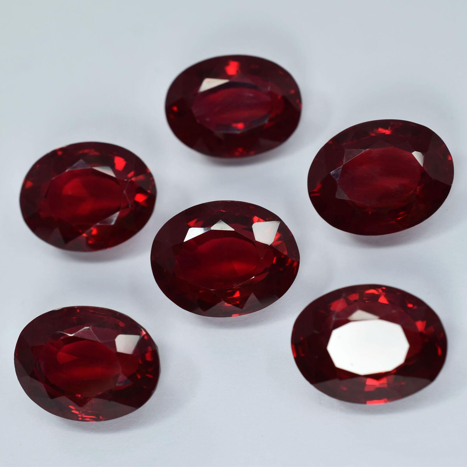 6 Pcs 180 Ct Natural CERTIFIED Bloody RED Ruby OVAL Loose Gemstone Lot Huge Size YY-258 20.4 mm Approx червоний
6 Pcs 180 Ct Natural CERTIFIED Bloody RED Ruby OVAL Loose Gemstone Lot Huge Size YY-258 20.4 mm Approx червоний
