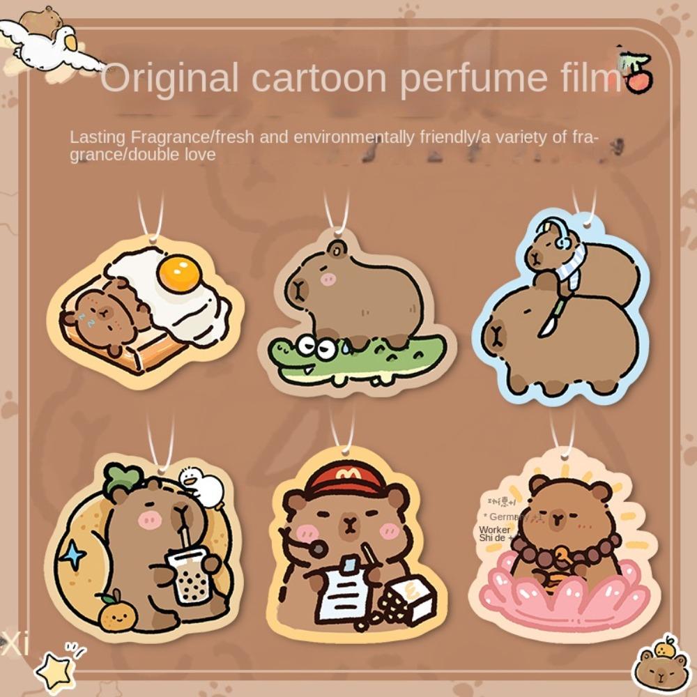 Aroma Diffusers Capybara Car Air Freshener Auto Perfume Rearview Mirror Ornament Car Interior
Aroma Diffusers Capybara Car Air Freshener Auto Perfume Rearview Mirror Ornament Car Interior