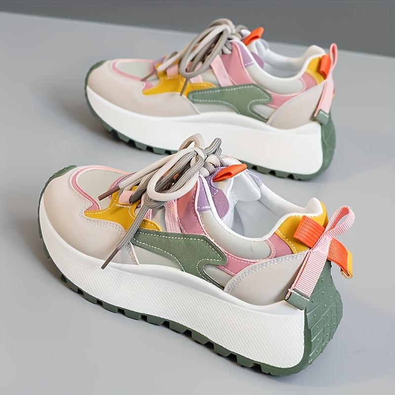 New Women s Dad Shoes Height-Increasing Casual Breathable Thick-Sole Red Color-Block Travel Versatile Shoes 42 зелений
New Women s Dad Shoes Height-Increasing Casual Breathable Thick-Sole Red Color-Block Travel Versatile Shoes 42 зелений