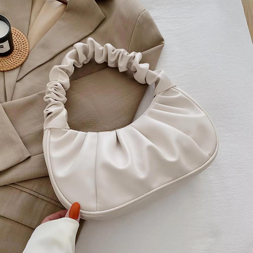 Women s Fashion Pleated Cloud Bag, Casual PU Leather Armpit Shoulder Bag, Dumpling Shape Shopping Handbag білий
Women s Fashion Pleated Cloud Bag, Casual PU Leather Armpit Shoulder Bag, Dumpling Shape Shopping Handbag білий