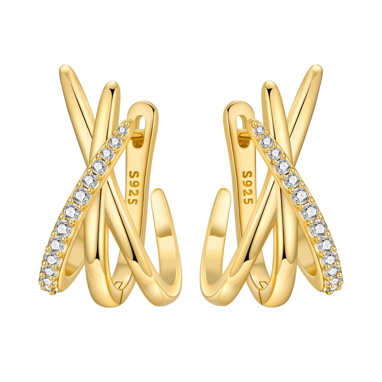 S925 Silver Personality Geometry Cross Earrings Hoop Earrings Women Jewelry Trendy Anniversary Gifts
S925 Silver Personality Geometry Cross Earrings Hoop Earrings Women Jewelry Trendy Anniversary Gifts