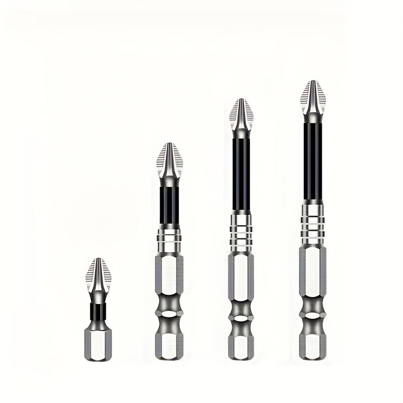 4pcs Anti-Slip, Shock-Resistant Screwdriver Bit Set, High Magnetic Drill Bit Kit Suitable for Electric Screwdrivers
4pcs Anti-Slip, Shock-Resistant Screwdriver Bit Set, High Magnetic Drill Bit Kit Suitable for Electric Screwdrivers