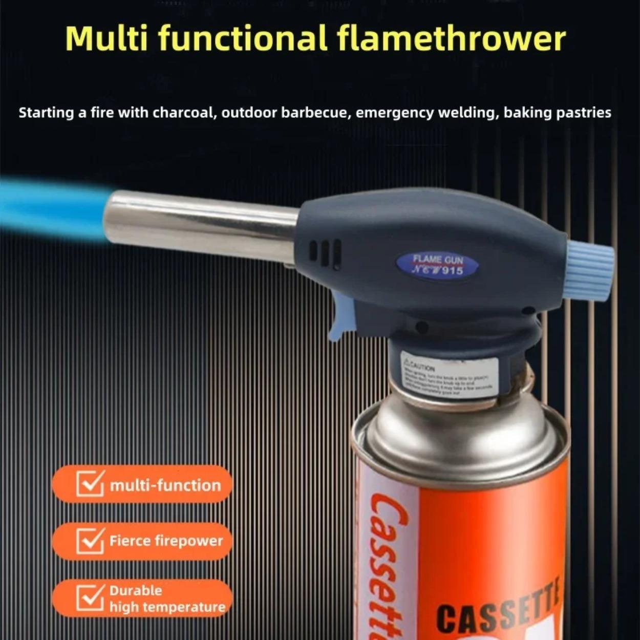 915 Spray Gun Head Portable Card Type Liquefied Gas Flamethrower Holder for Outdoor Camping Barbecue Baking Kitchen Tools
915 Spray Gun Head Portable Card Type Liquefied Gas Flamethrower Holder for Outdoor Camping Barbecue Baking Kitchen Tools