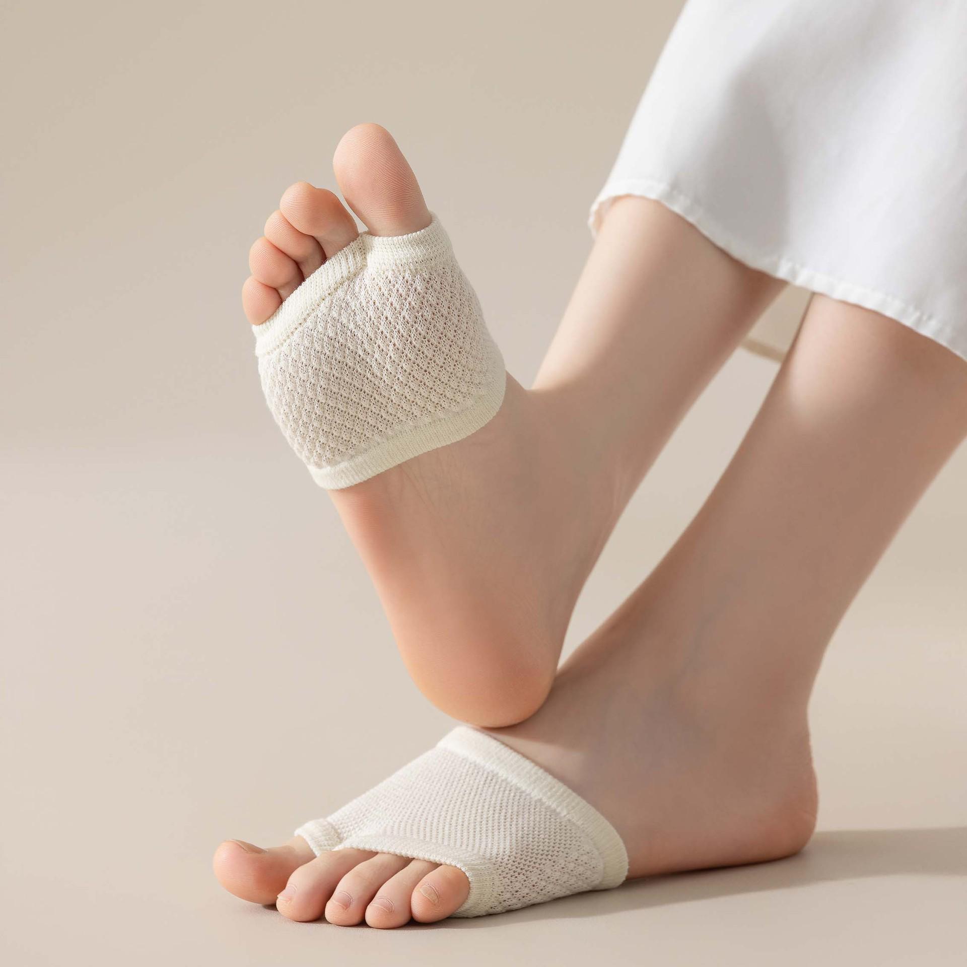 Жіночі тонкі бавовняні шкарпетки-слідки з розділеним пальцем, на півпальця, нековзні One Size
Жіночі тонкі бавовняні шкарпетки-слідки з розділеним пальцем, на півпальця, нековзні One Size