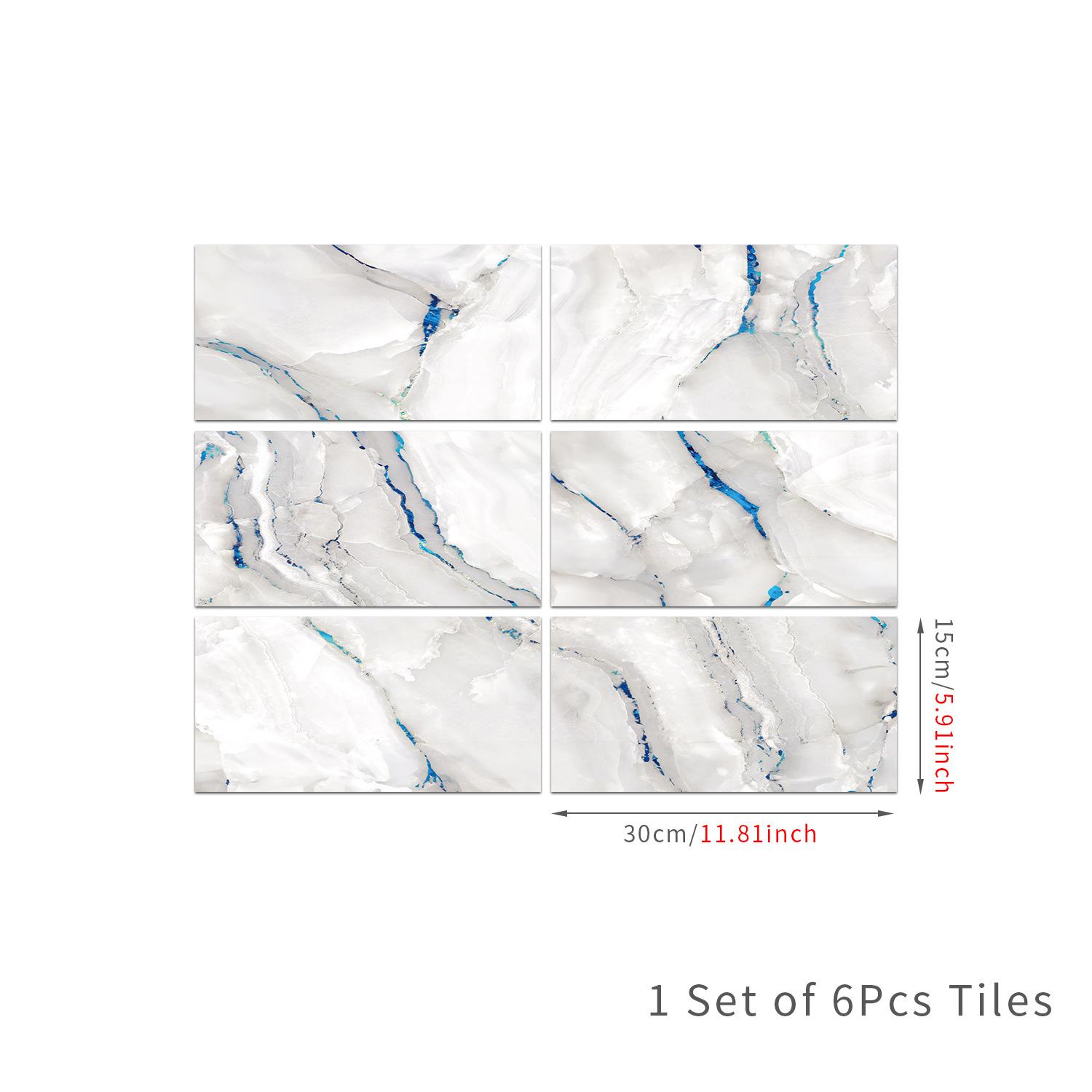 White Marble Crack Simple Tile Sticker Kitchen Living Room Waterproof Self-Adhesive Wall Sticker Pvc Home Decoration Wallpaper 6 pieces
White Marble Crack Simple Tile Sticker Kitchen Living Room Waterproof Self-Adhesive Wall Sticker Pvc Home Decoration Wallpaper 6 pieces