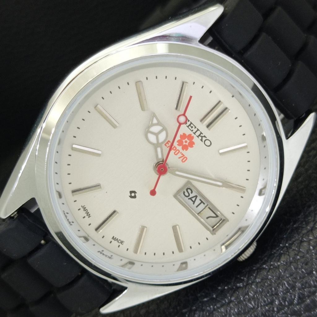 Автоматические винтажные отреставрированные мужские часы Seiko Expo 70 6309A, Япония, a441920-1
Автоматические винтажные отреставрированные мужские часы Seiko Expo 70 6309A, Япония, a441920-1
