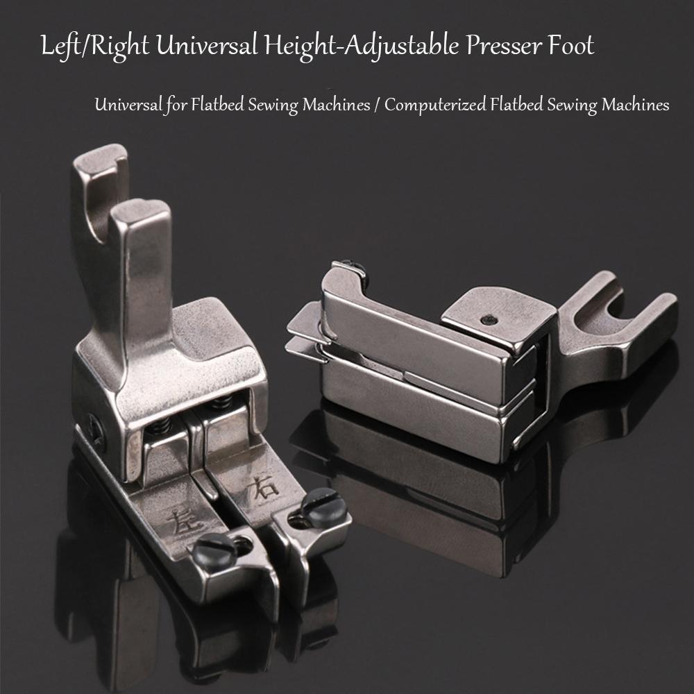 Adjustable Positioning Seam Guide Presser Foot for Flatbed Sewing Machines, Multi-functional, Left-Right Universal, High-Low Des
Adjustable Positioning Seam Guide Presser Foot for Flatbed Sewing Machines, Multi-functional, Left-Right Universal, High-Low Des