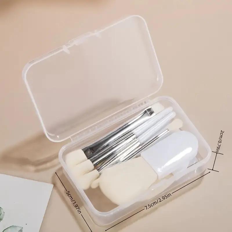 Набор из 6 дорожных кистей для макияжа, портативные кисти для начинающих, мини-кисть для рассыпчатой пудры, контурная кисть, кисть для консилера, кисть для точечной растушевки 6PCS белый
Набор из 6 дорожных кистей для макияжа, портативные кисти для начинающих, мини-кисть для рассыпчатой пудры, контурная кисть, кисть для консилера, кисть для точечной растушевки 6PCS белый