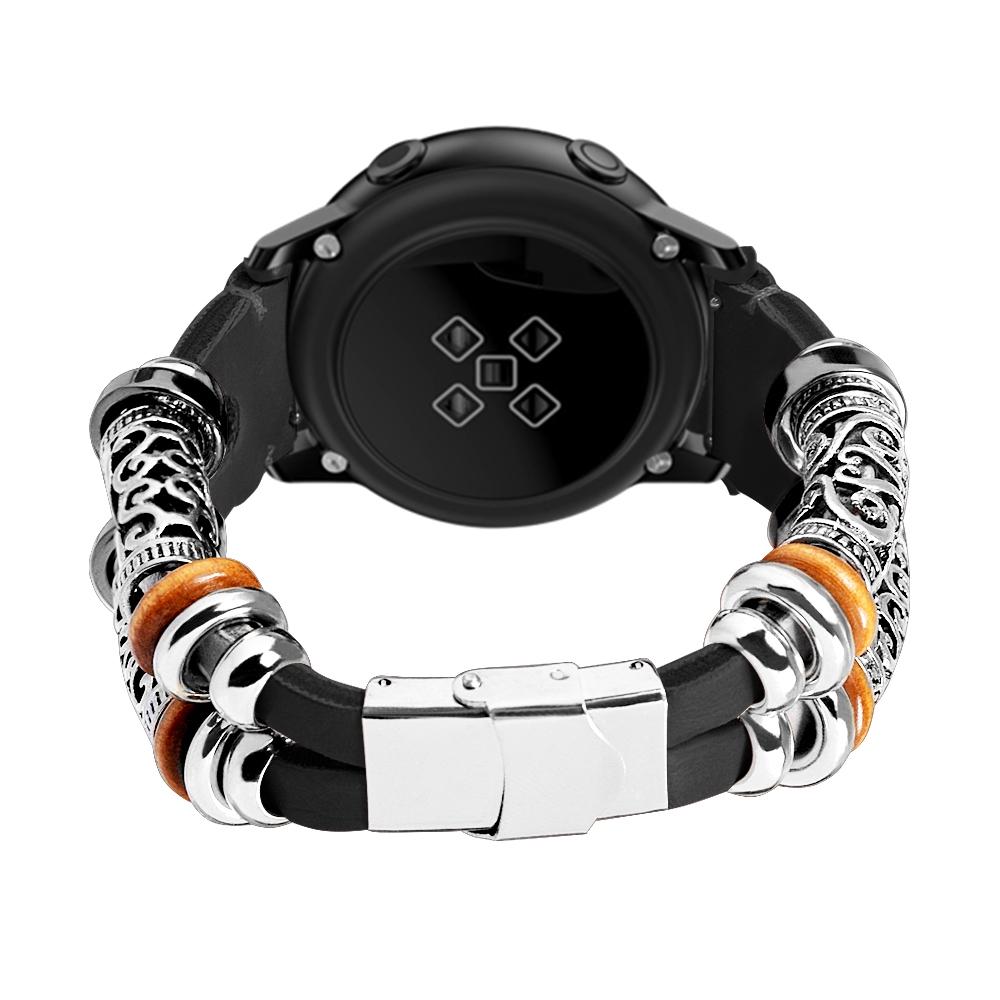 22mm Handmade Retro Cowhide Leather Bead DIY Watch Band for Huami Amazfit GTR 47mm/Samsung Galaxy Watch 46mm etc. Black
22mm Handmade Retro Cowhide Leather Bead DIY Watch Band for Huami Amazfit GTR 47mm/Samsung Galaxy Watch 46mm etc. Black