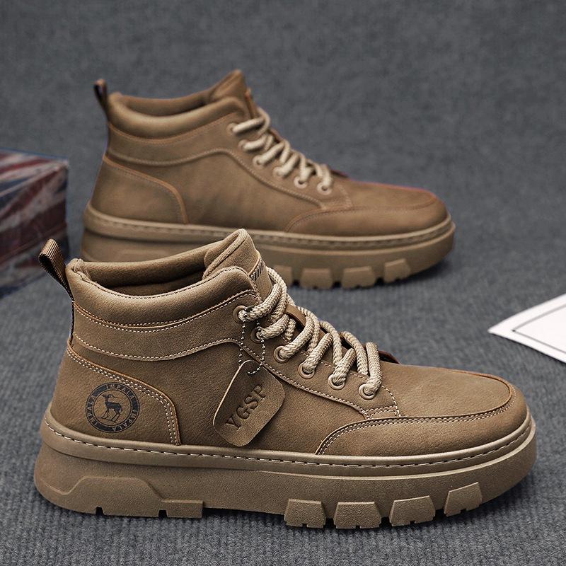 Mid-top Martin shoes men s autumn and winter men s shoes high-top sports and leisure trendy shoes men s 2024 velvet tooling shoes increase height 44
Mid-top Martin shoes men s autumn and winter men s shoes high-top sports and leisure trendy shoes men s 2024 velvet tooling shoes increase height 44