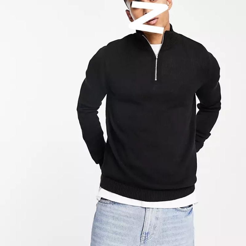 American Retro Slim-Fit Half-Zip Knit Sweater - Autumn/Winter Casual Business Style XL чорний
American Retro Slim-Fit Half-Zip Knit Sweater - Autumn/Winter Casual Business Style XL чорний