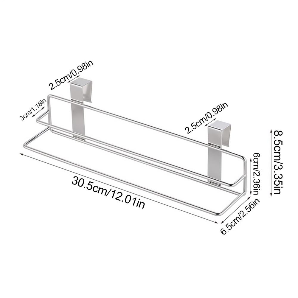 Over Door Towel Holder Stainless Steel Towel Rack For Door 12.01 Inches Double-Layer Storage Rod Kitchen Cloths Hanger For срібний
Over Door Towel Holder Stainless Steel Towel Rack For Door 12.01 Inches Double-Layer Storage Rod Kitchen Cloths Hanger For срібний